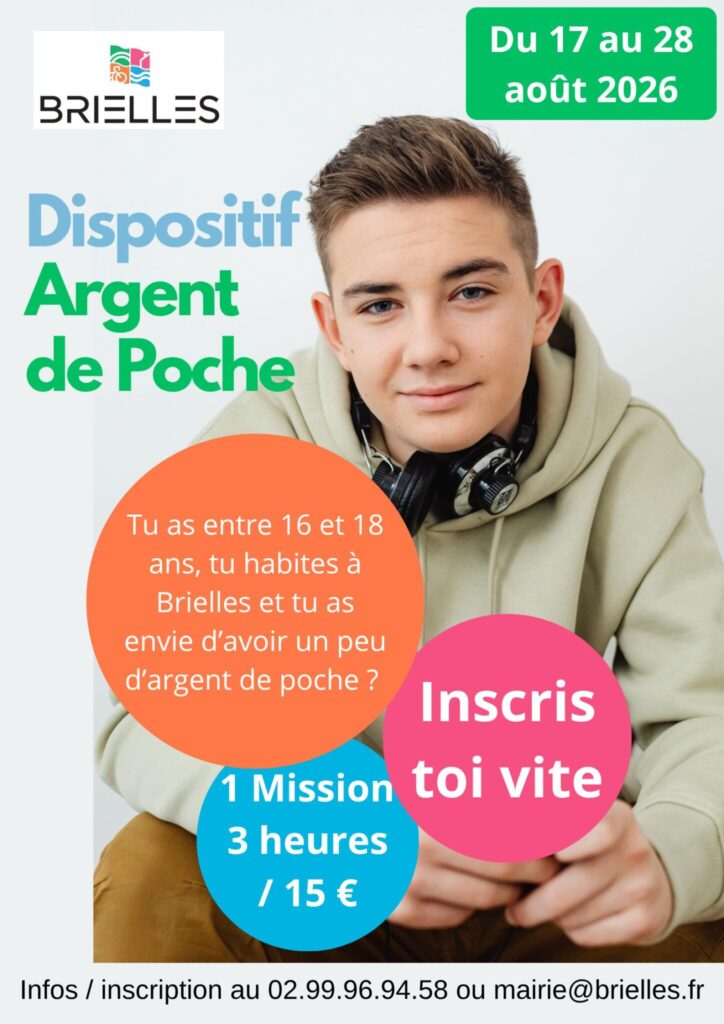 Argent de poche 2026